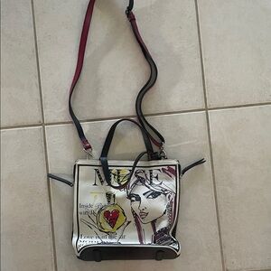 Brighton Artistic Black and White Tote